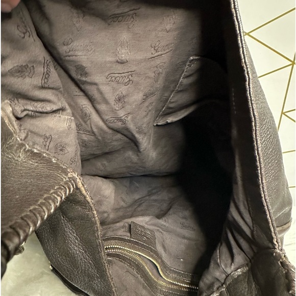 💯Authentic Gucci Hobo Leather Handbag🍀 - Picture 13 of 16